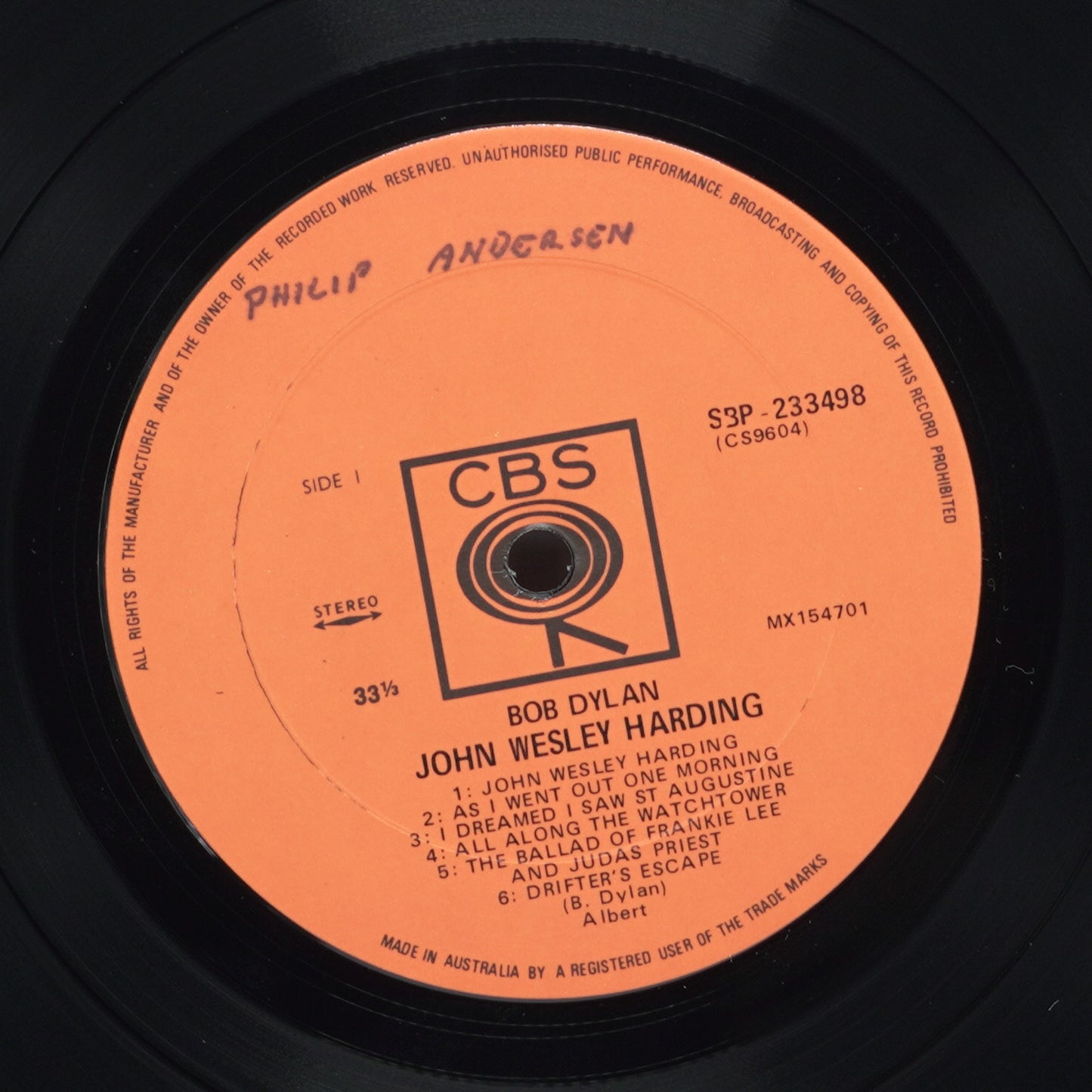 Bob Dylan – John Wesley Harding