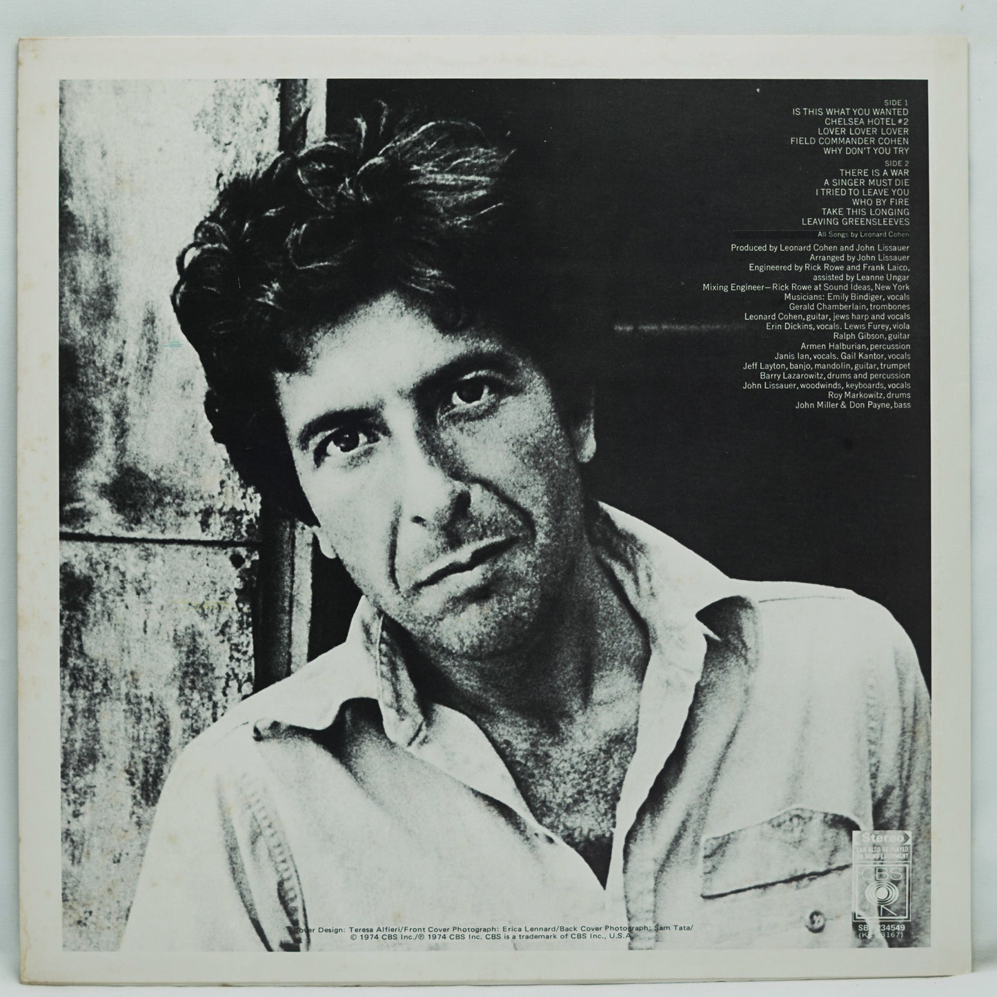 Leonard Cohen – New Skin For The Old Ceremony