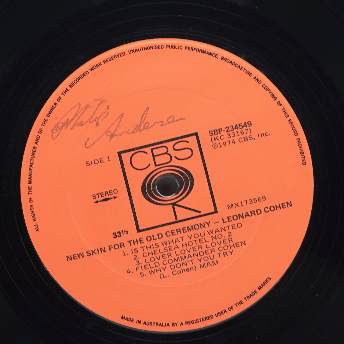 Leonard Cohen – New Skin For The Old Ceremony