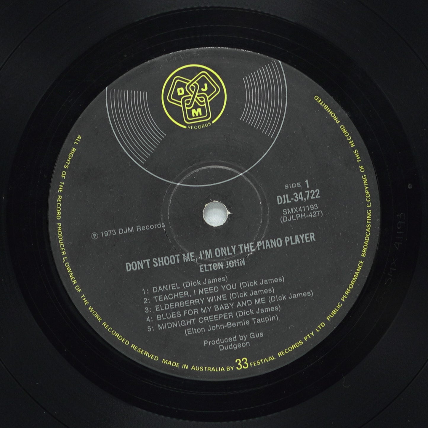Elton John – Don't Shoot Me I'm Only The Piano Player