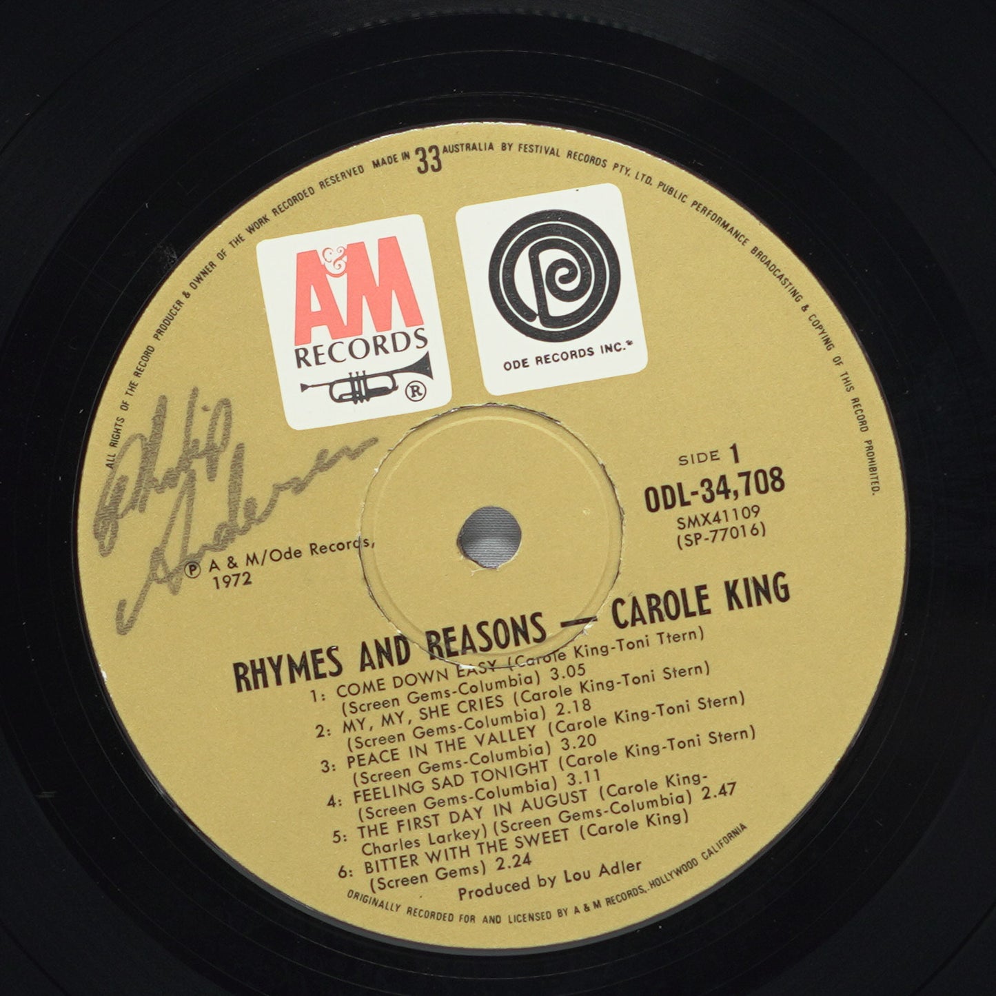 Carole King – Rhymes & Reasons