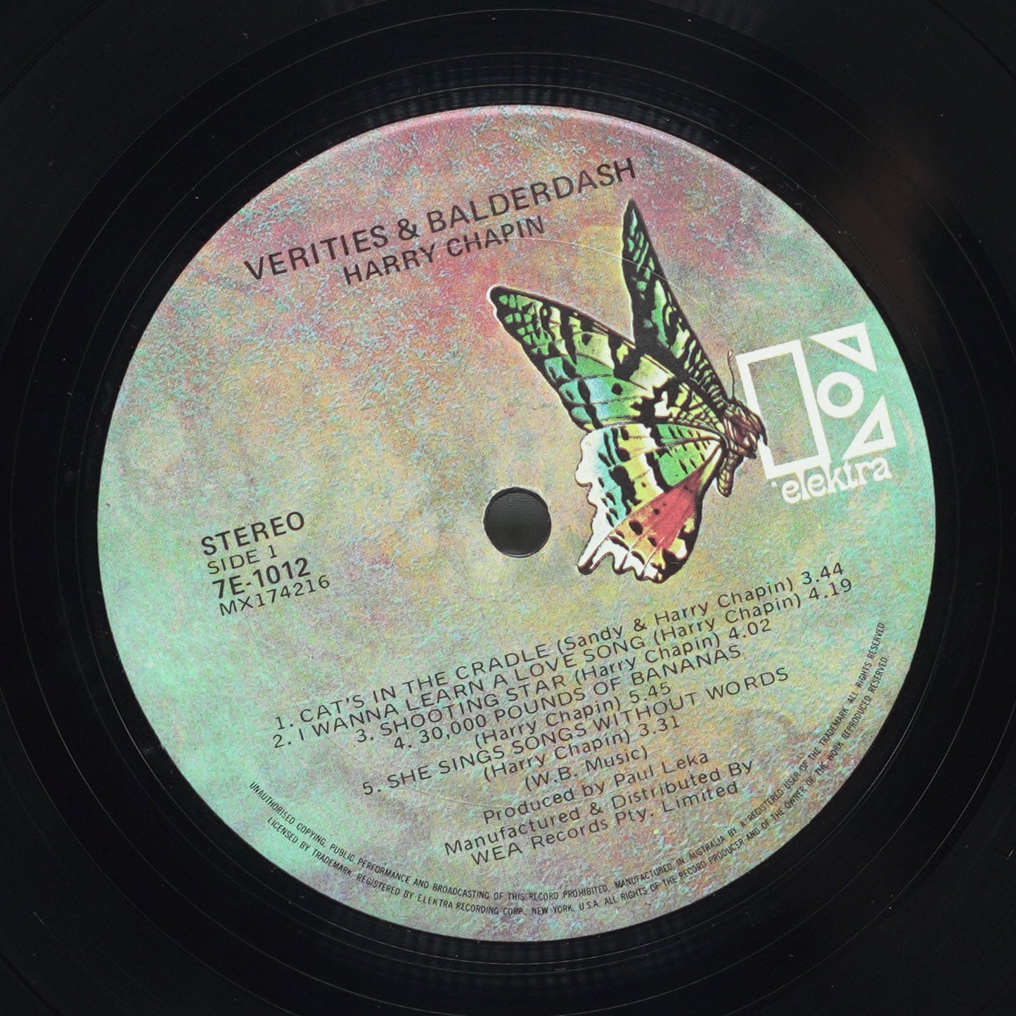 Harry Chapin – Verities & Balderdash
