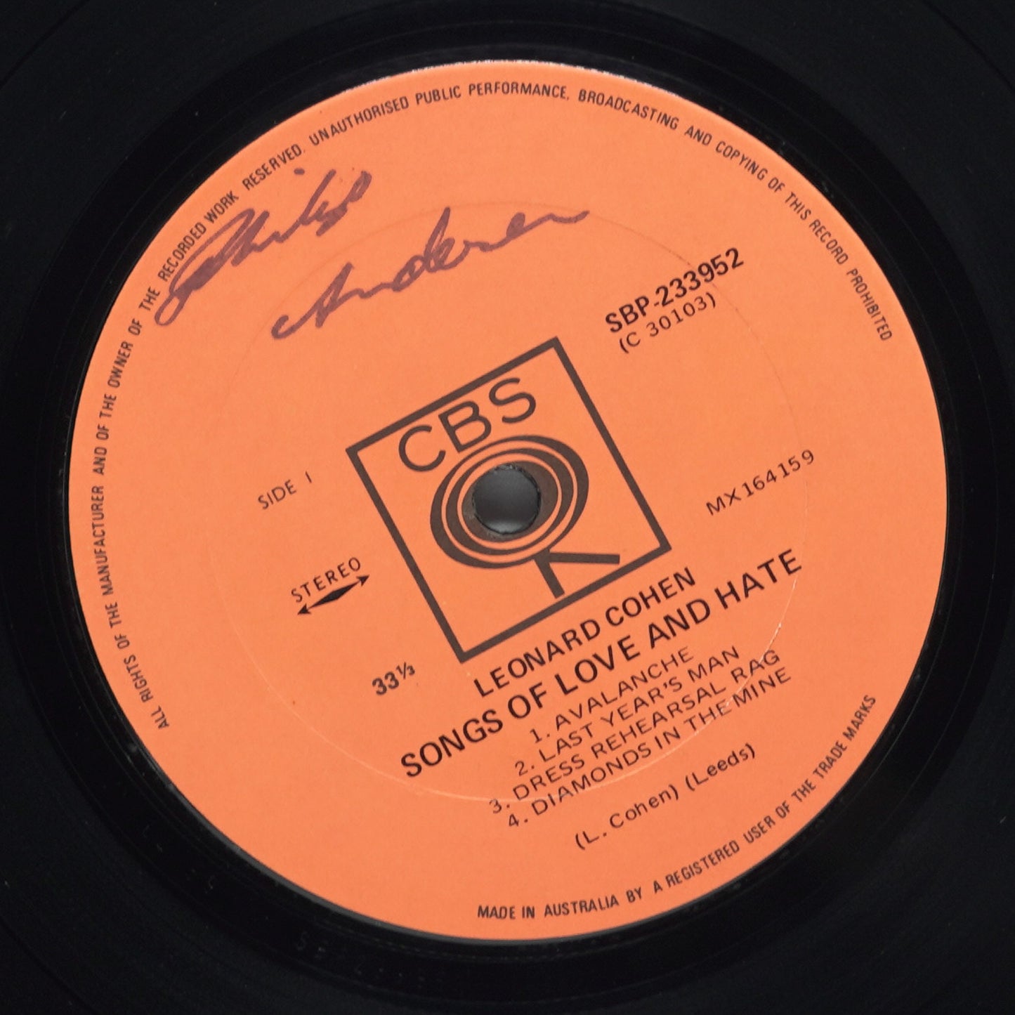 Leonard Cohen – Songs Of Love And Hate
