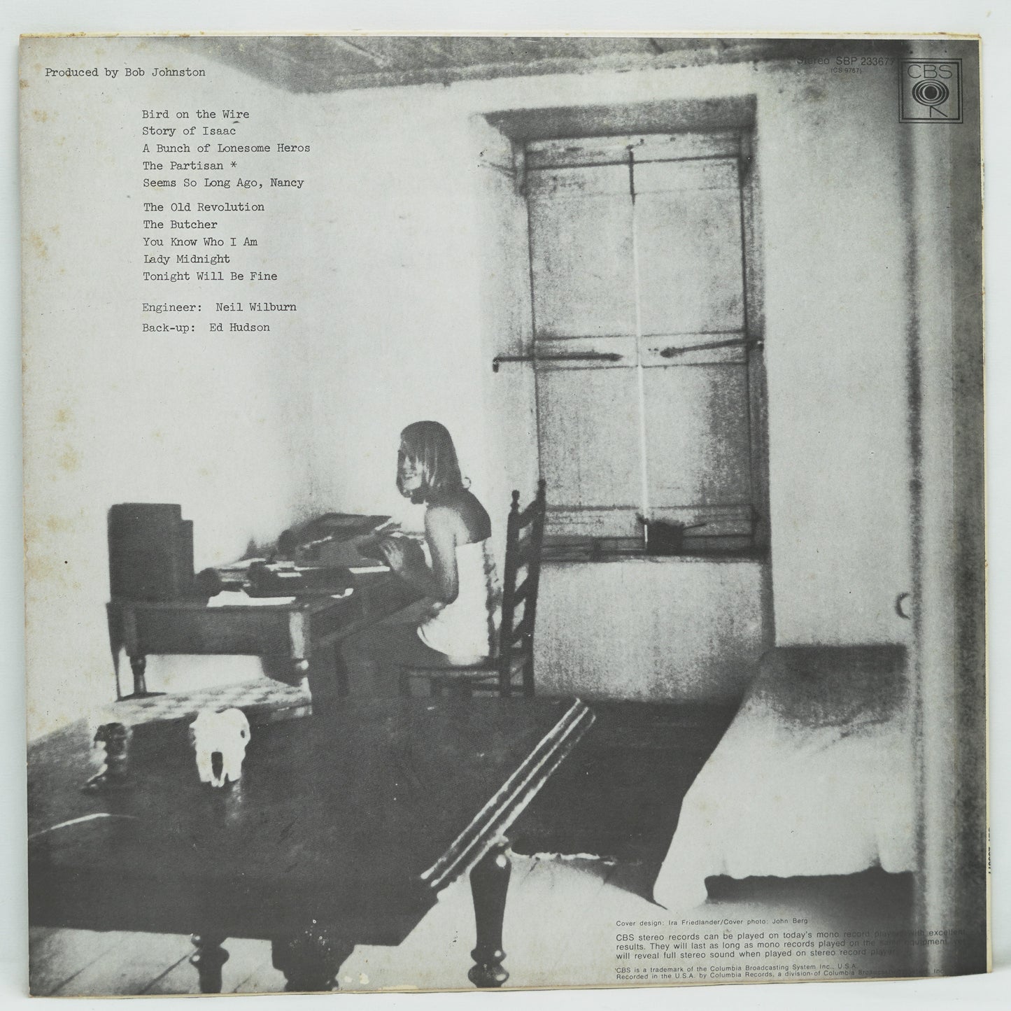 Leonard Cohen – Songs From A Room
