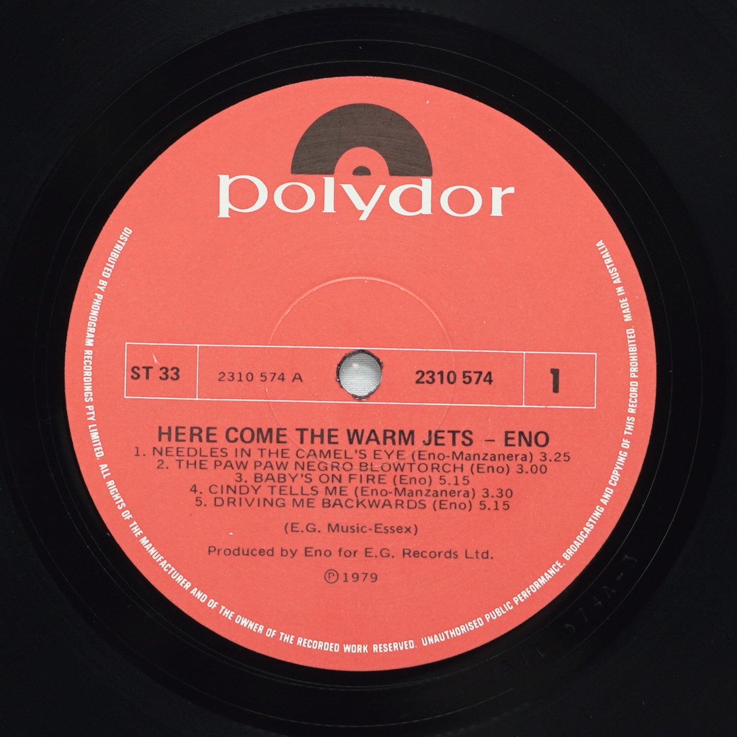 Brian Eno – Here Come The Warm Jets
