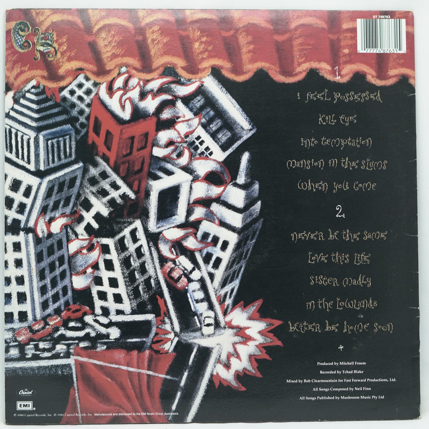 Crowded House – Temple Of Low Men