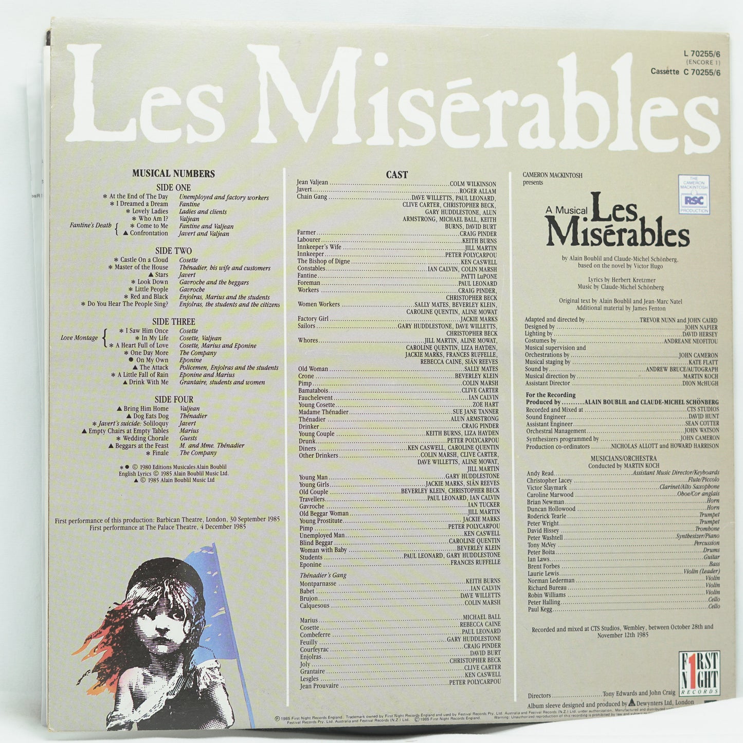 Alain Boublil And Claude-Michel Schönberg – Les Misérables