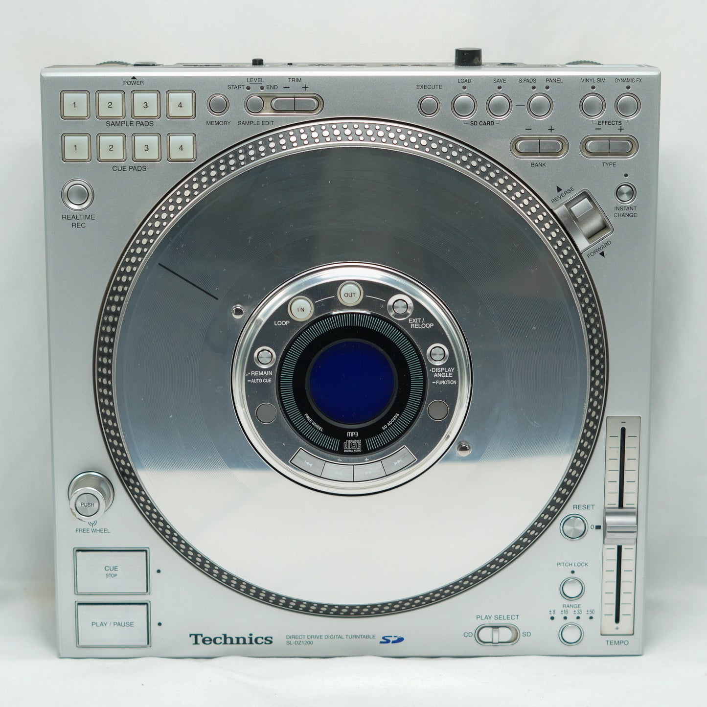 Technics SL-DZ1200 Silver Digital Direct Drive DJ Turntable System
