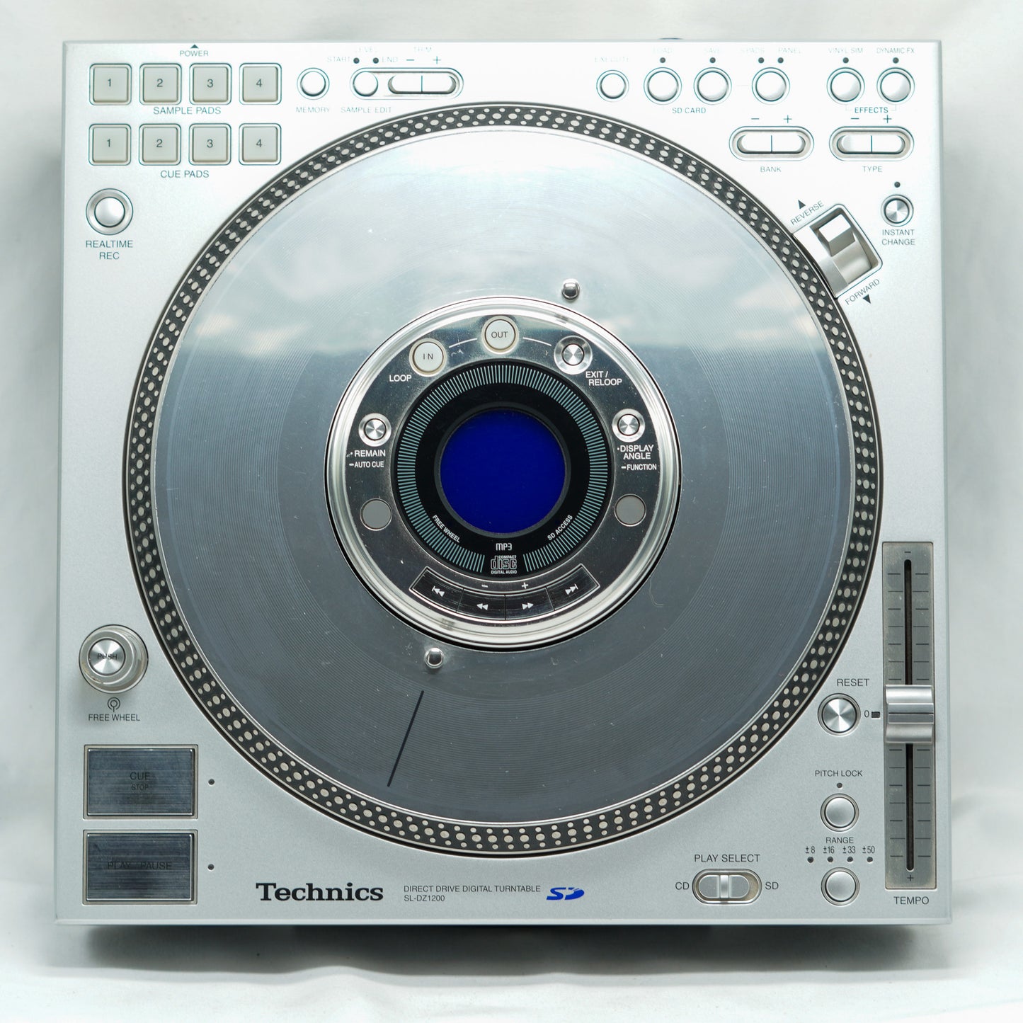 Technics SL-DZ1200 Silver Digital Direct Drive DJ Turntable System