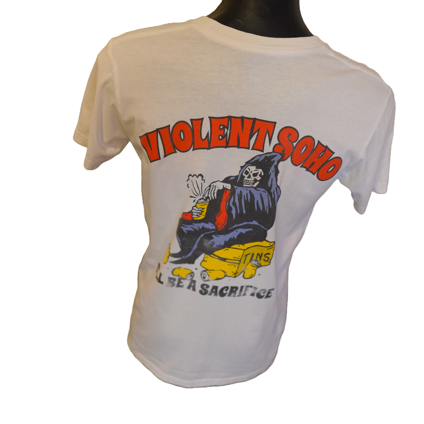Violent Soho ' I'll Be Your Sacrifice' White T-shirt