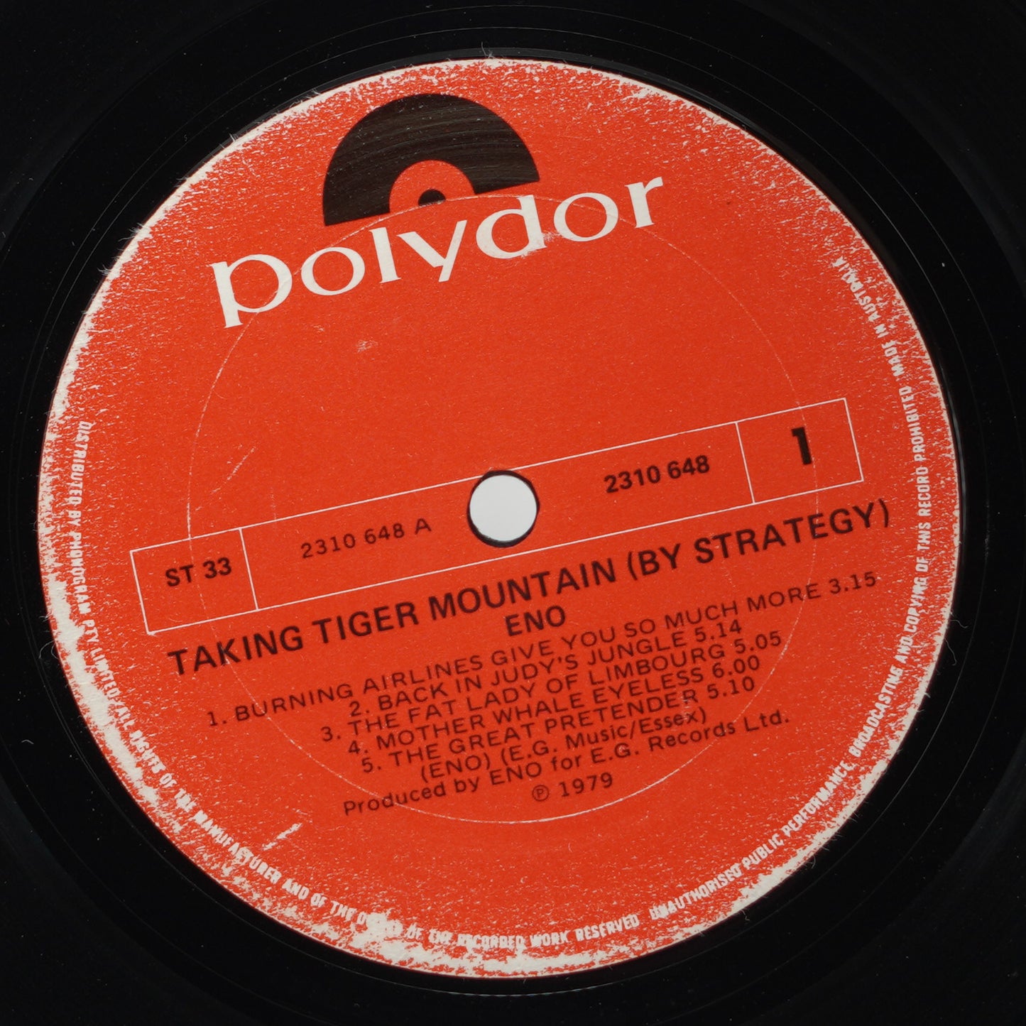 Eno – Taking Tiger Mountain (By Strategy)