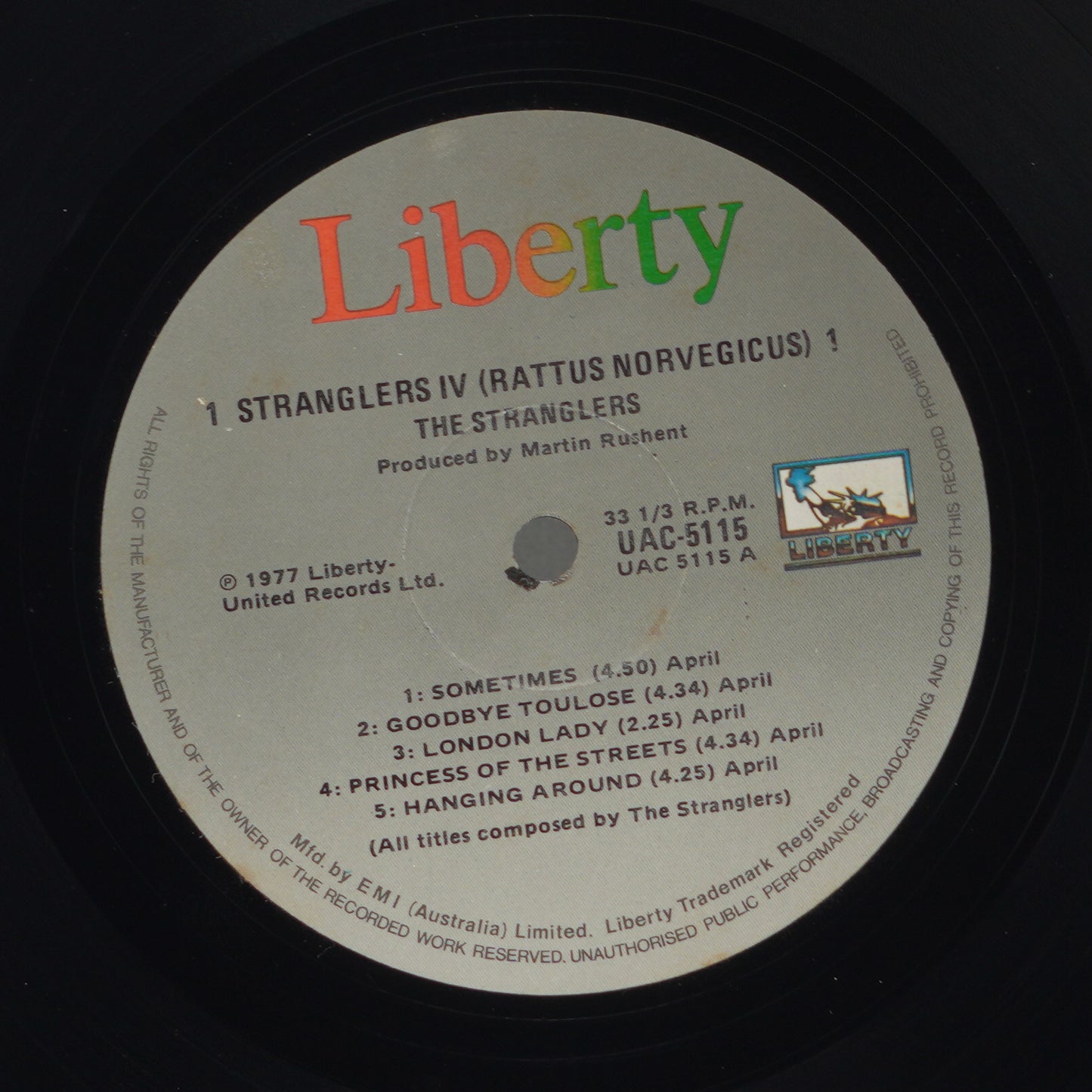 The Stranglers – Stranglers IV (Rattus Norvegicus)