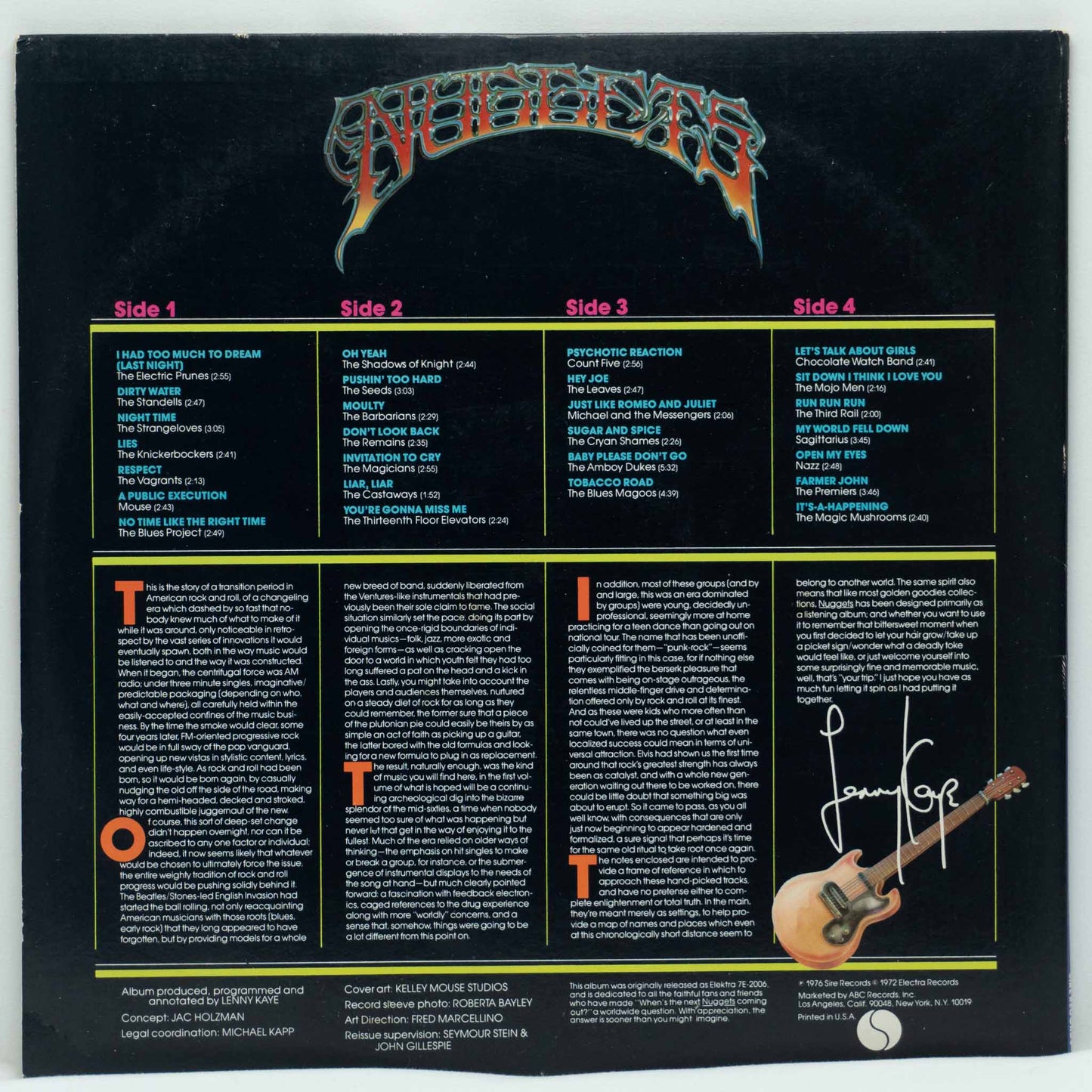 Various – Nuggets: Original Artyfacts From The First Psychedelic Era 1965-1968