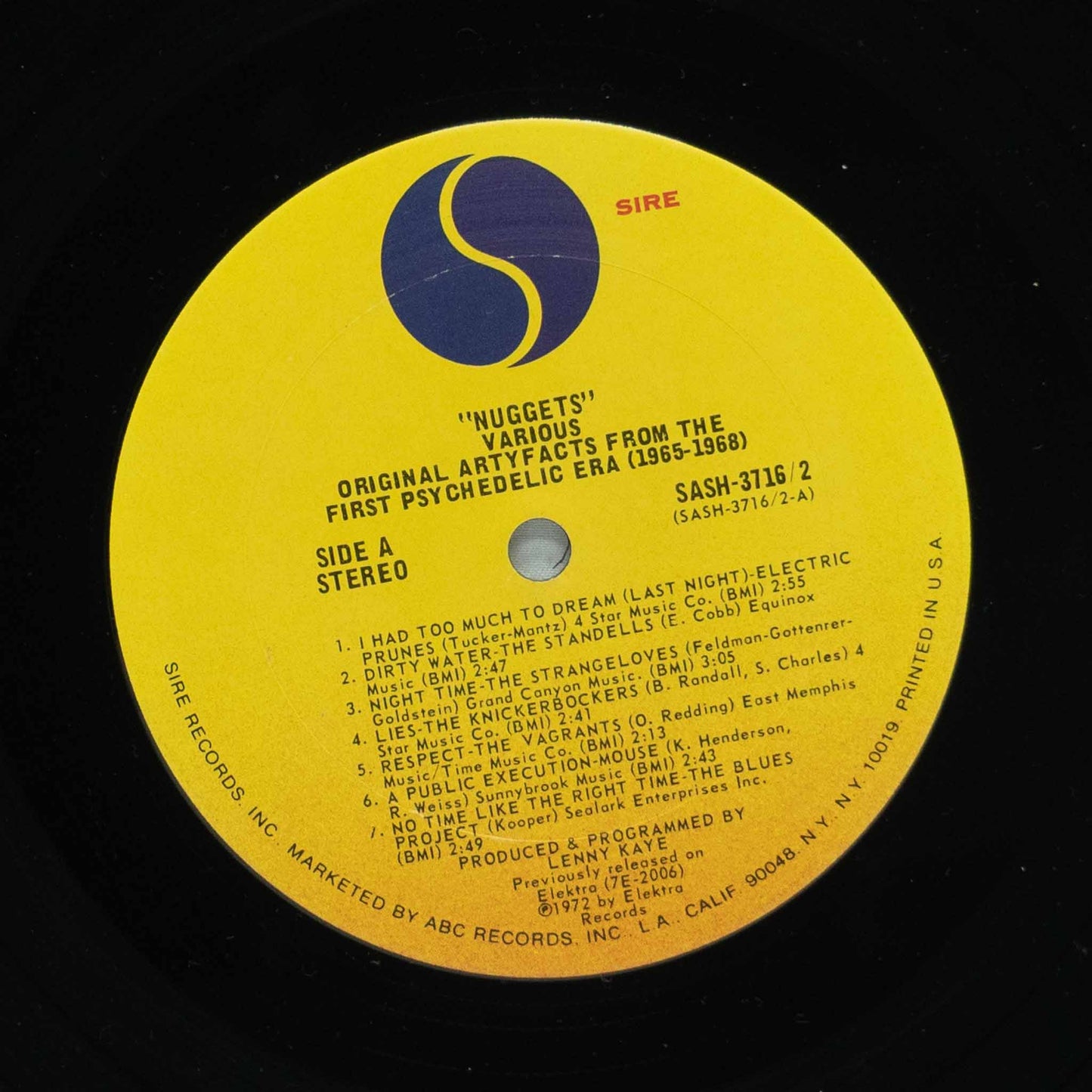 Various – Nuggets: Original Artyfacts From The First Psychedelic Era 1965-1968