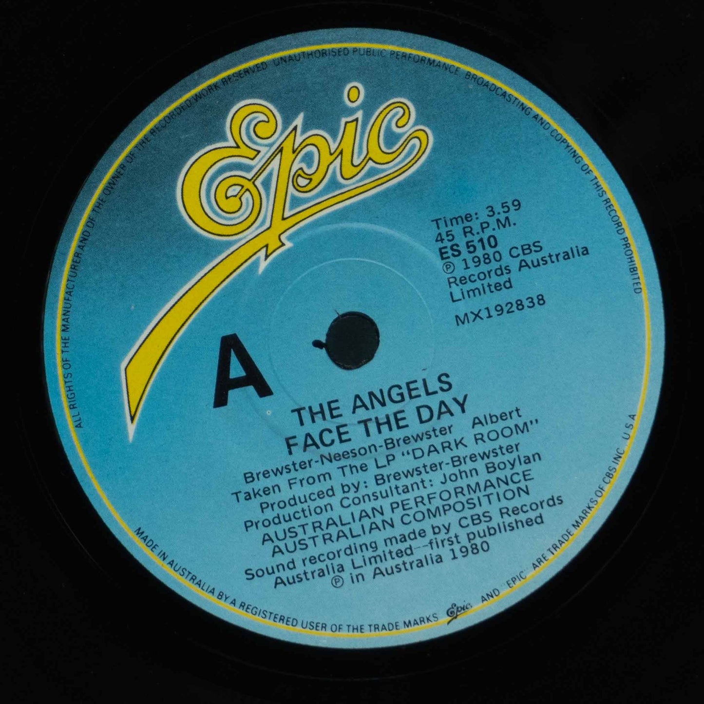 The Angels – Face The Day