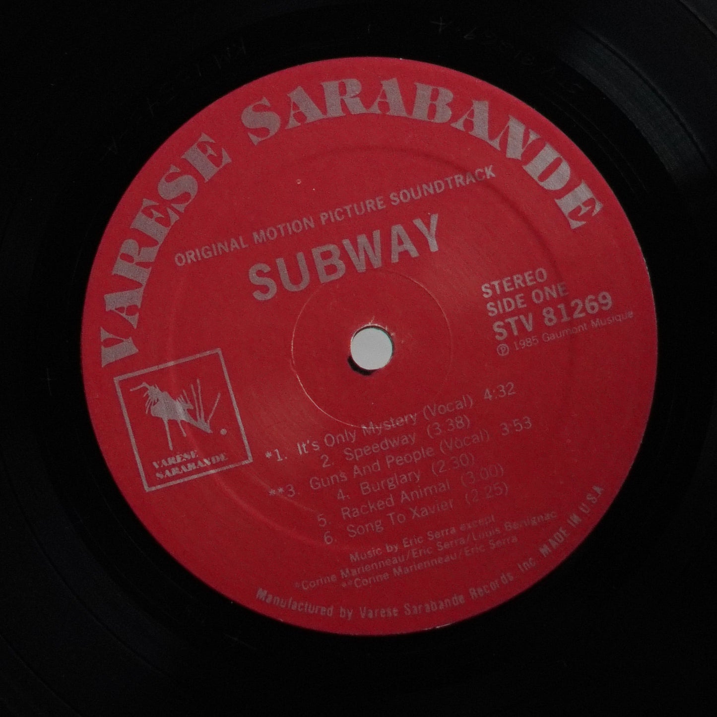 Eric Serra – Subway (Original Motion Picture Soundtrack)
