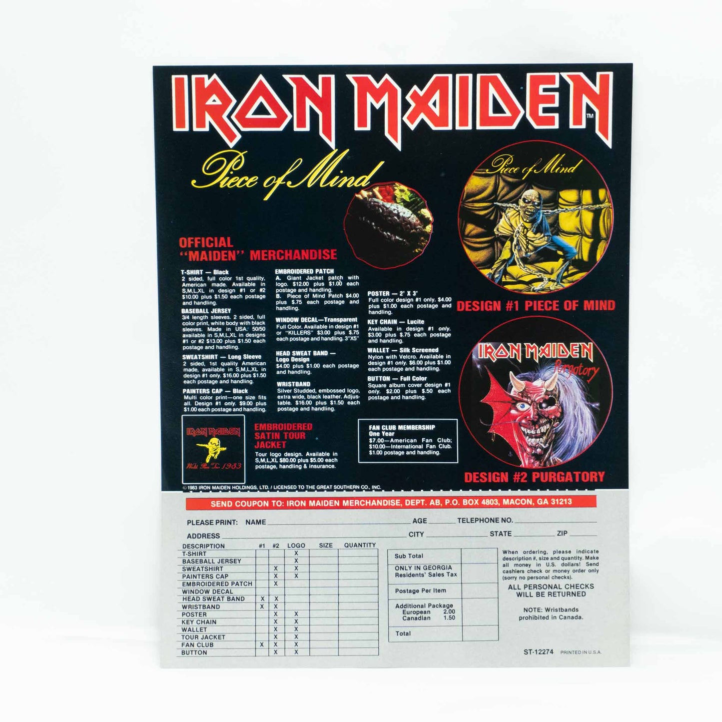 Iron Maiden – Piece Of Mind