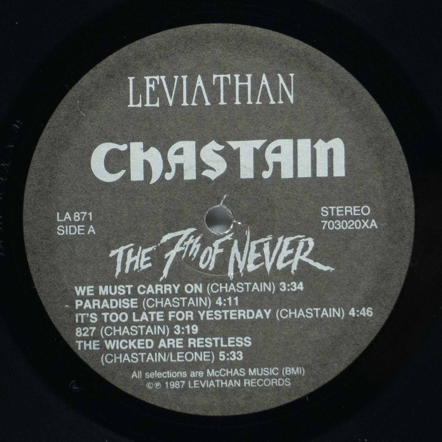Chastain – The 7th Of Never