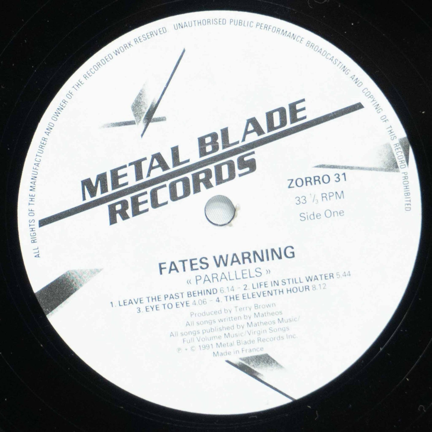 Fates Warning – Parallels