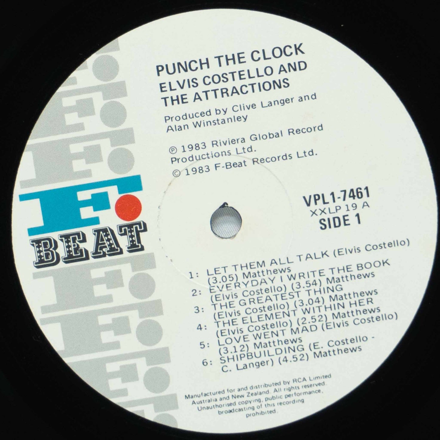 Elvis Costello & The Attractions – Punch The Clock