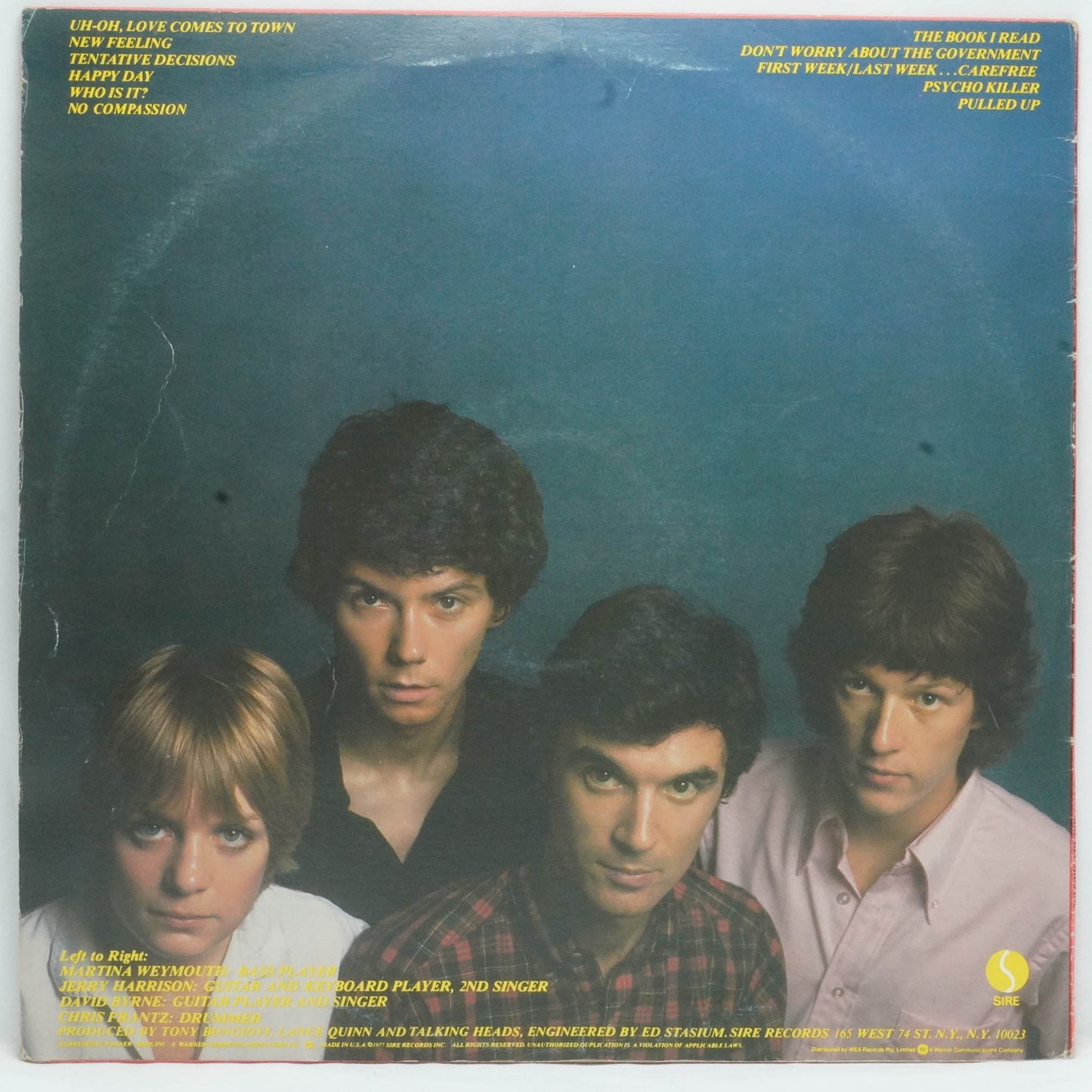 Talking Heads – Talking Heads: 77