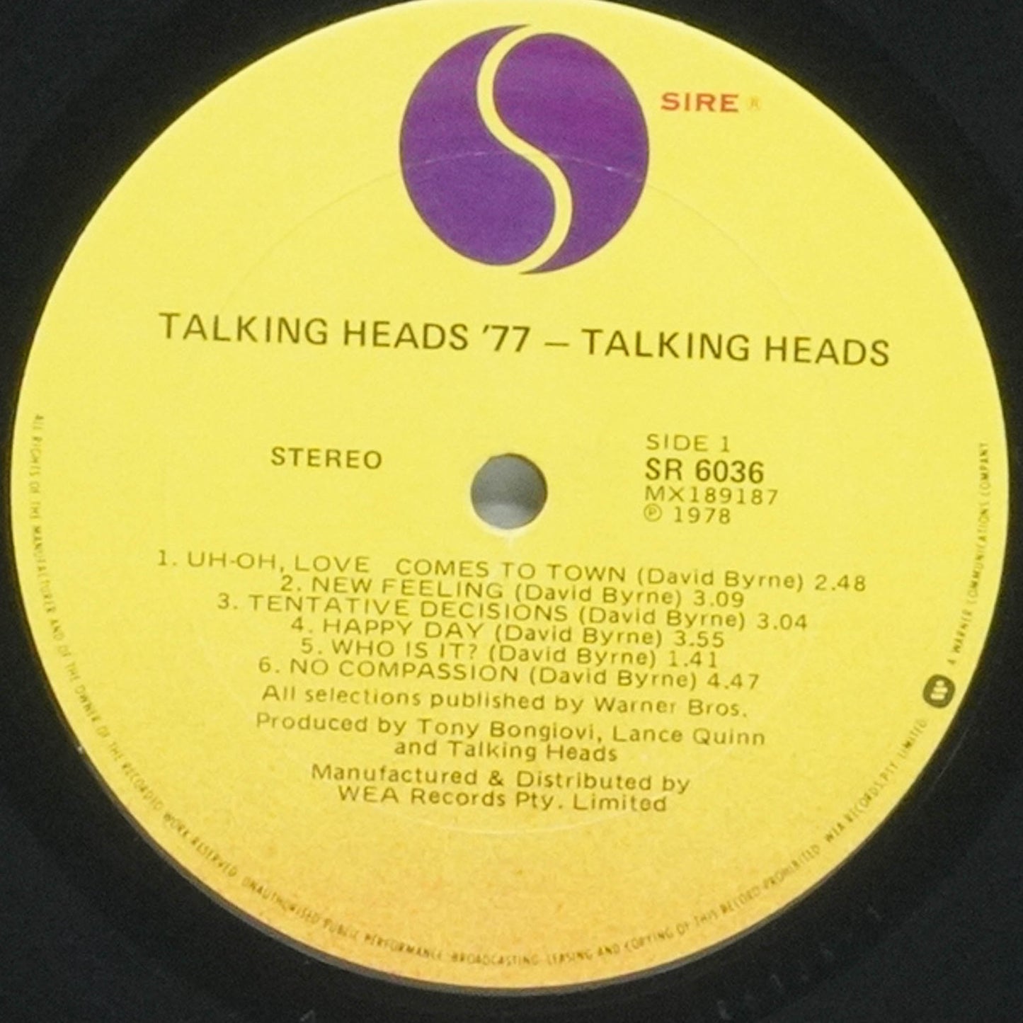 Talking Heads – Talking Heads: 77