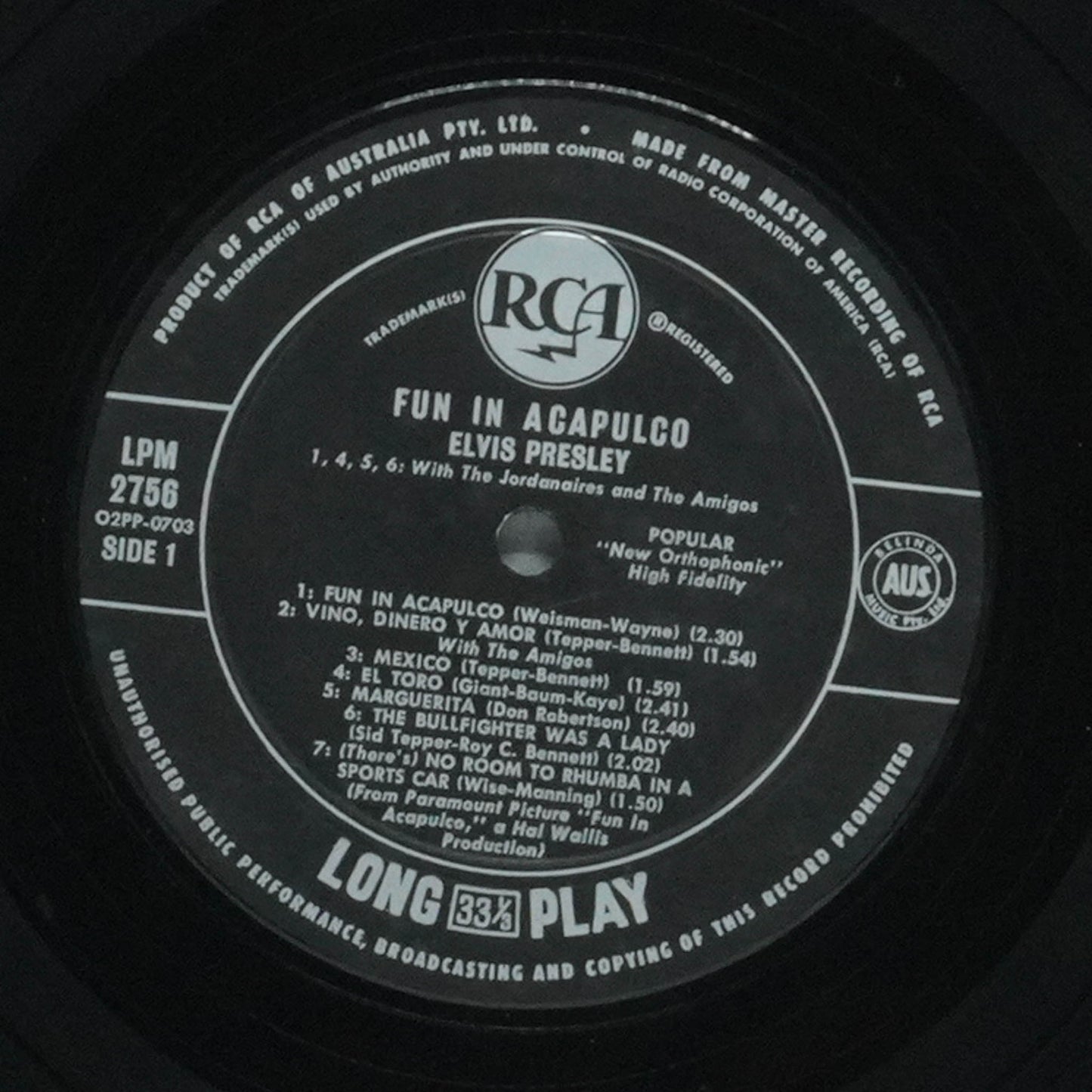 Elvis Presley – Fun In Acapulco