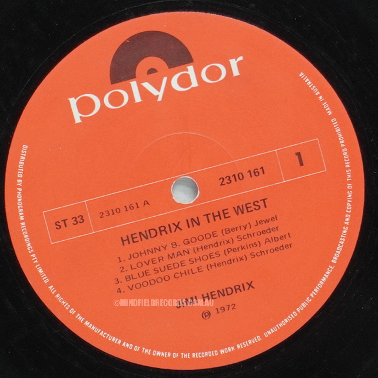 Jimi Hendrix – Hendrix In The West