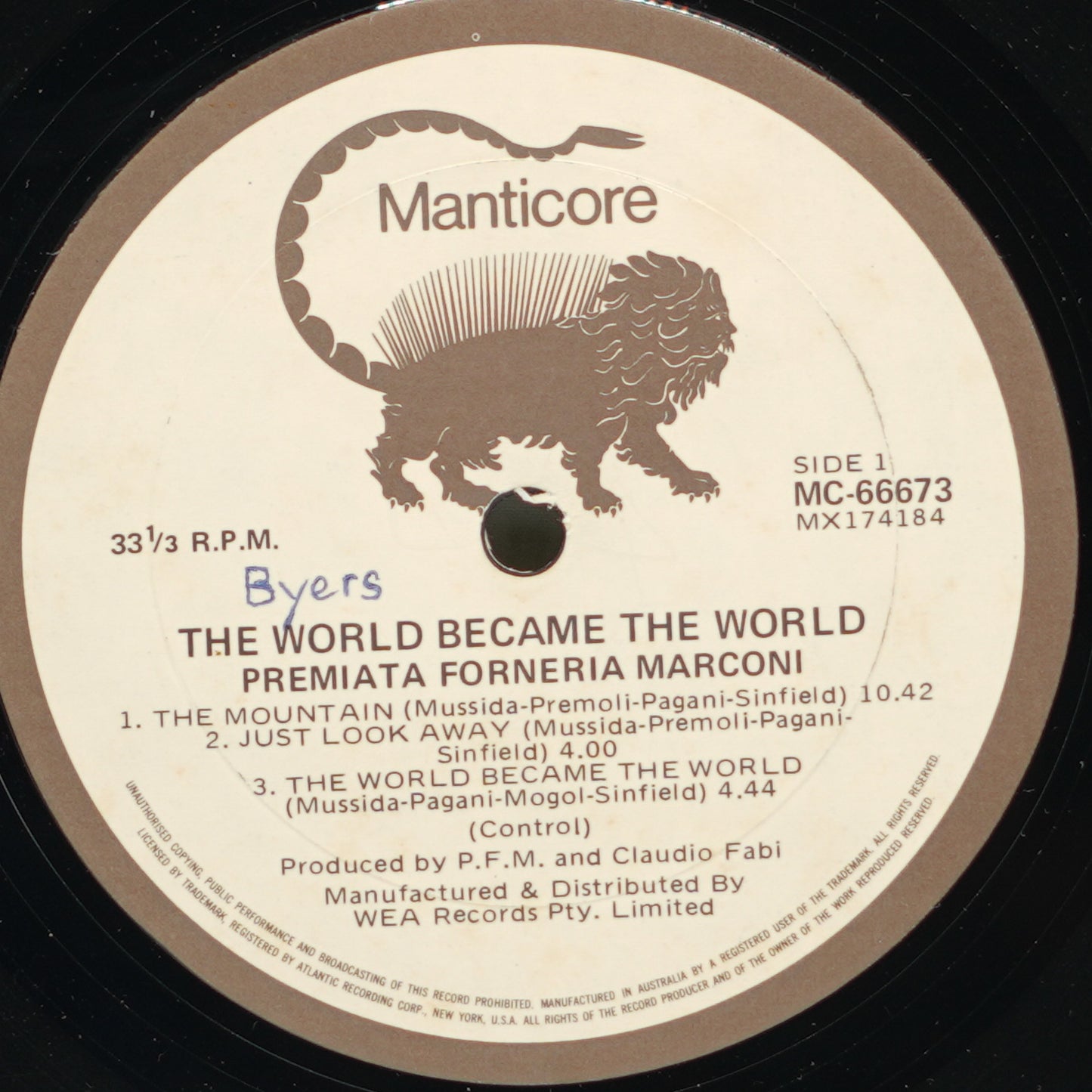 Premiata Forneria Marconi – The World Became The World