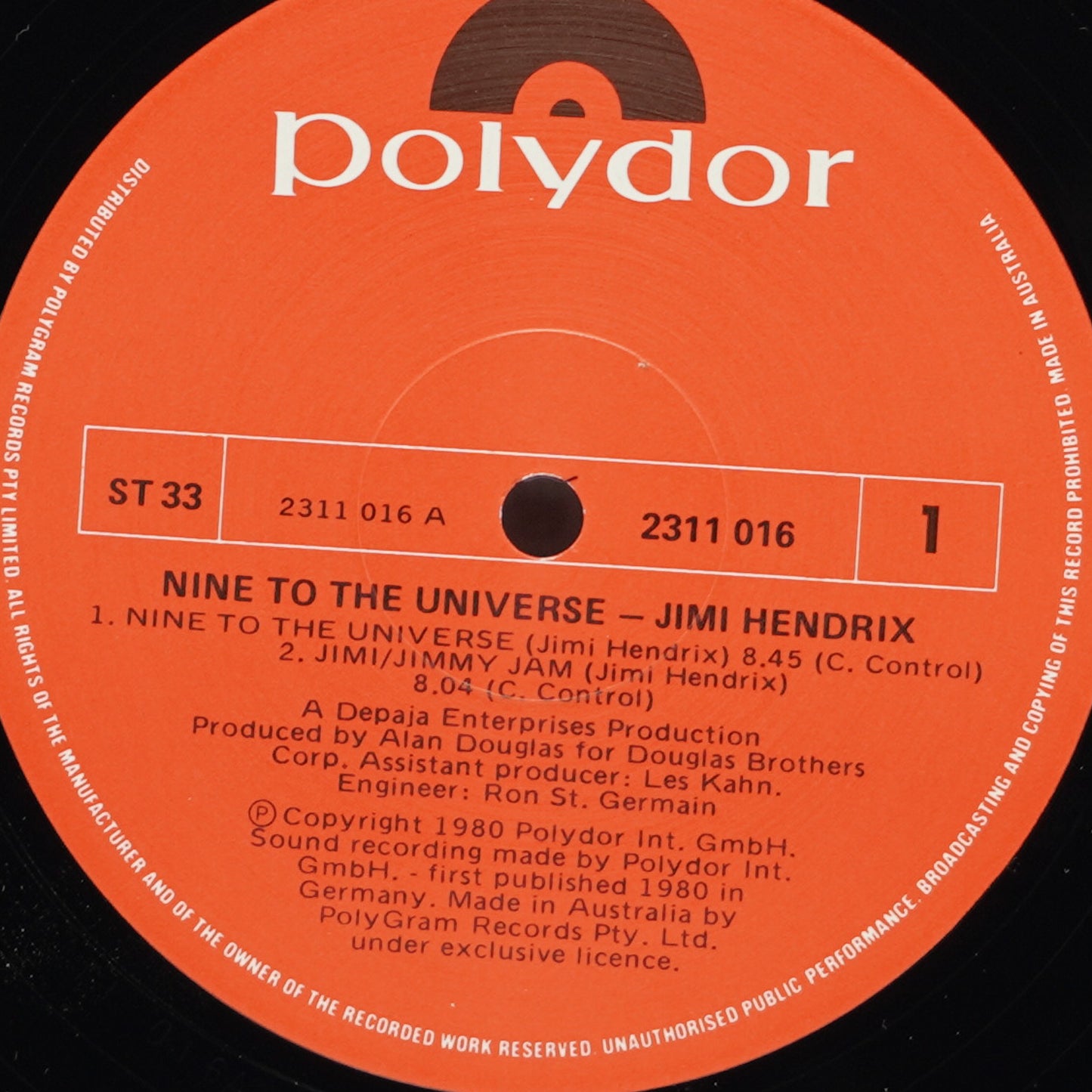 Jimi Hendrix – Nine To The Universe