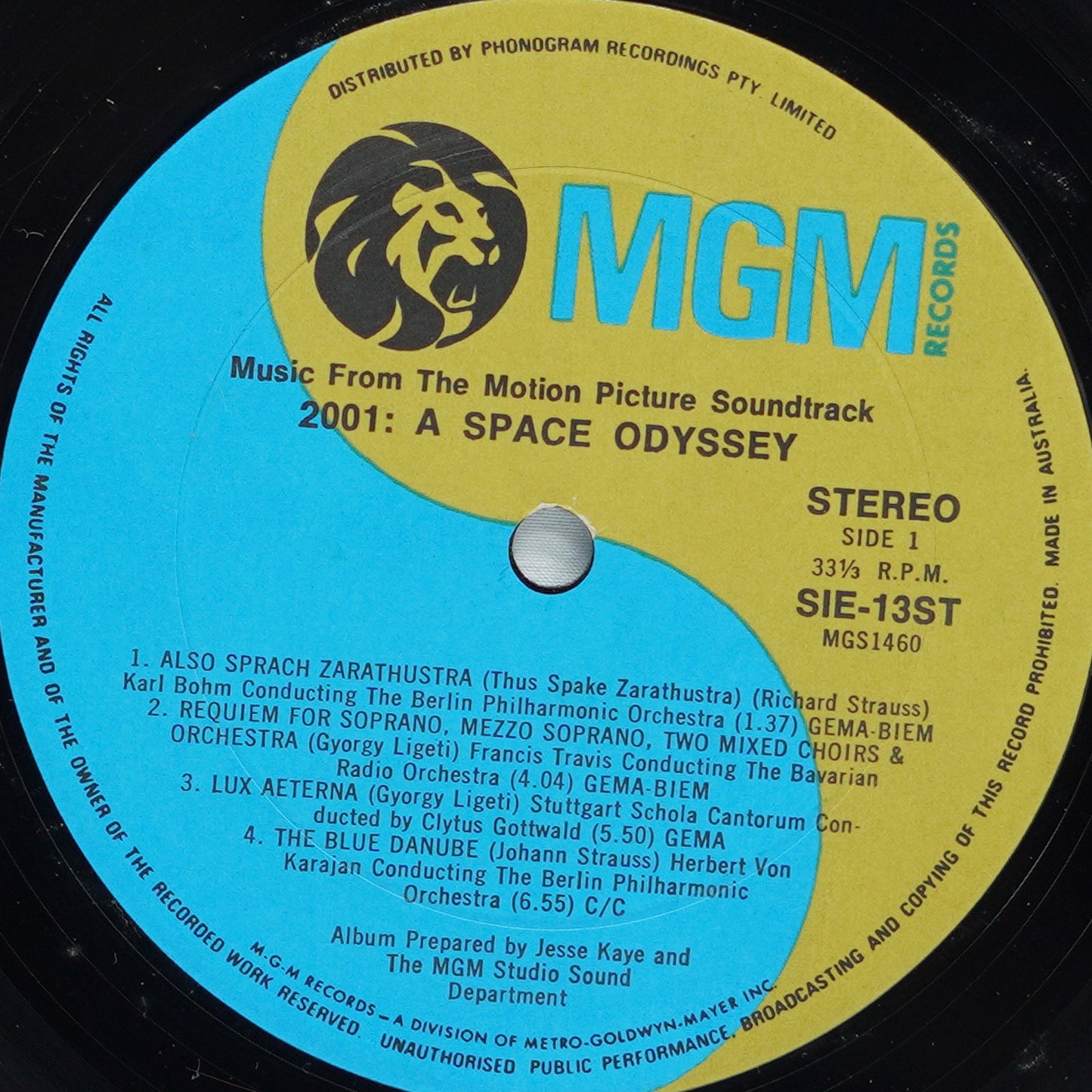 Various – 2001 - A Space Odyssey (Music From The Motion Picture Soundtrack)