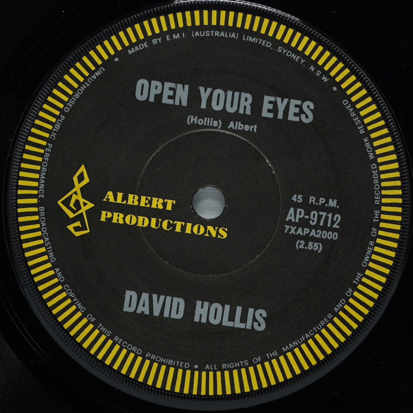 David Hollis – Just Once More / Open Your Eyes