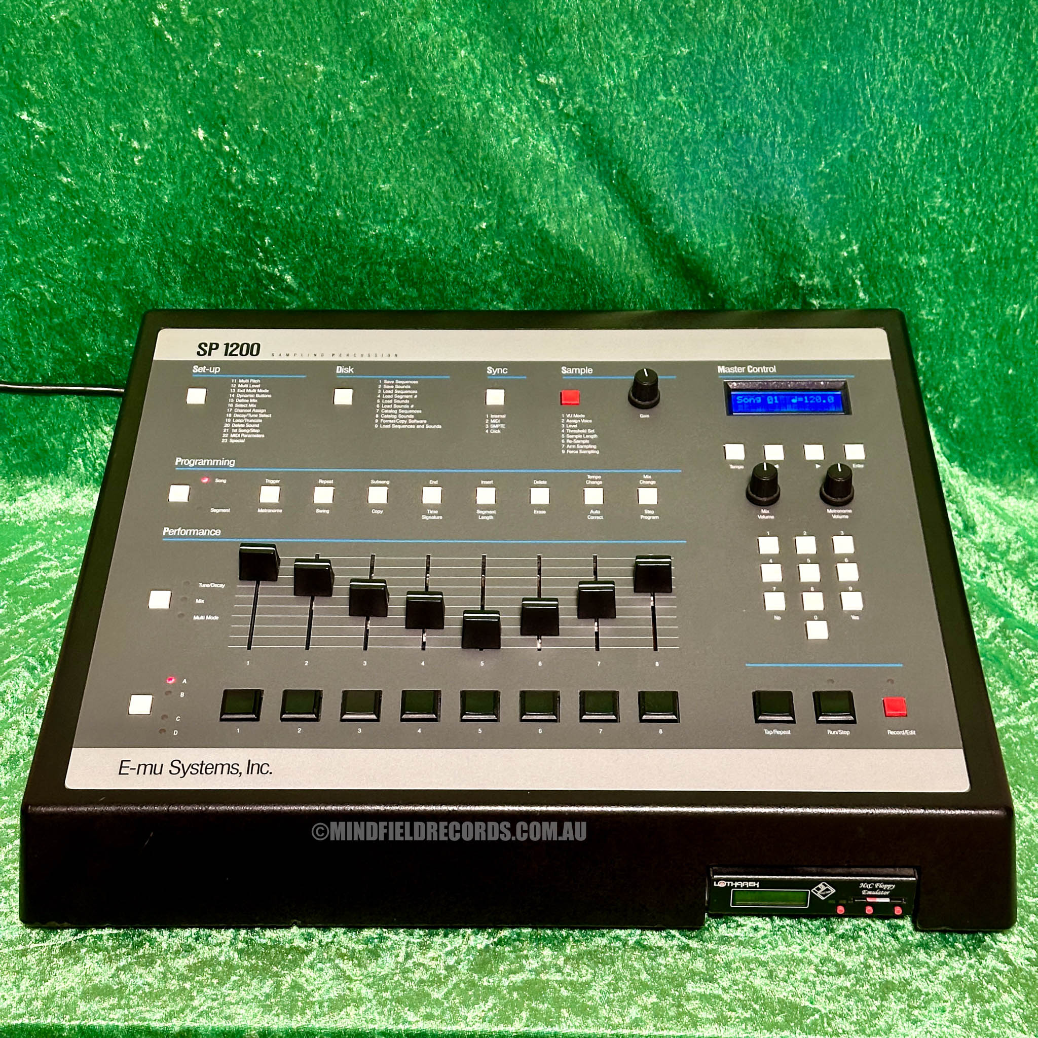E MU Systems SP 1200 Drum Machine Sampler Mindfield Records e-mu-systems-sp-1200-drum-machine-sampler-mindfield-records