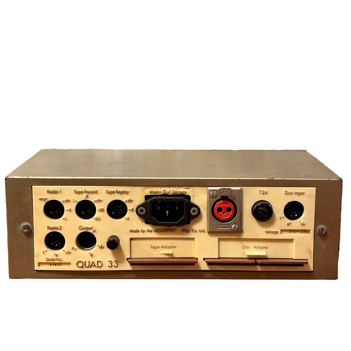 Quad 33 Preamplifier