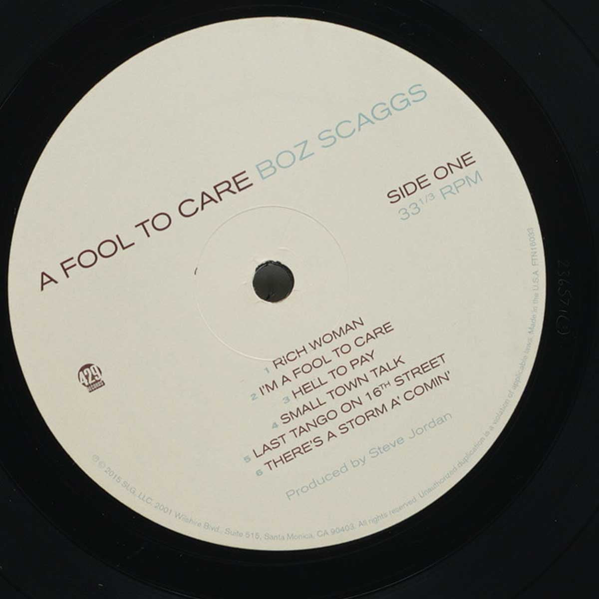 Boz Scaggs – A Fool To Care