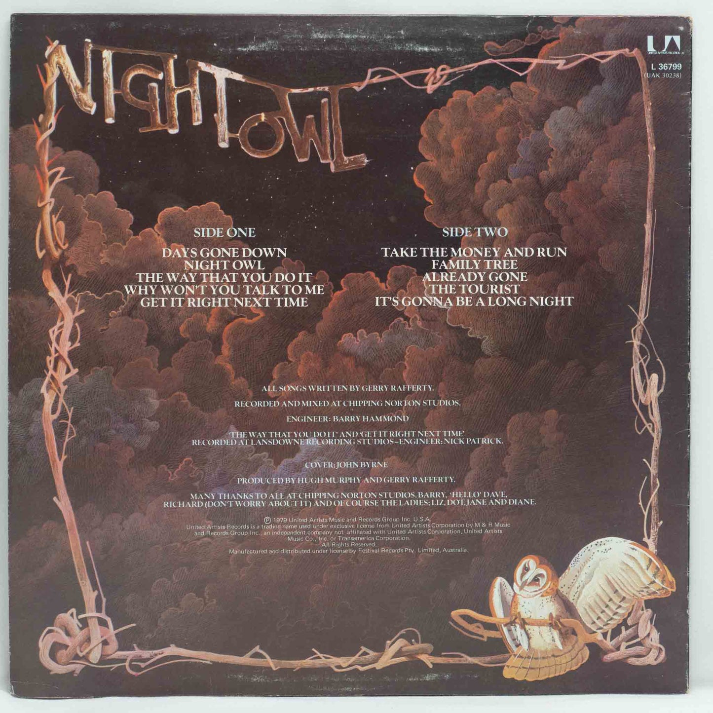 Gerry Rafferty – Night Owl