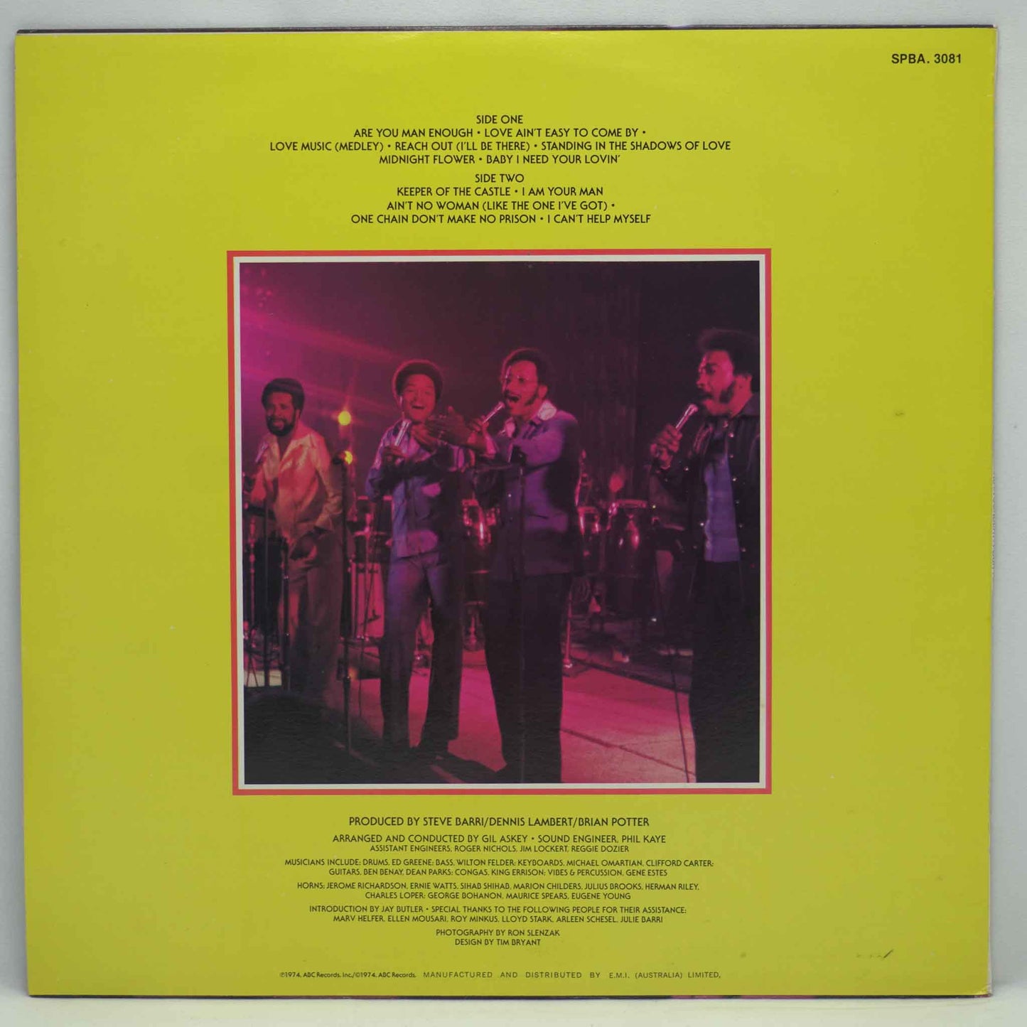 Four Tops – Live & In Concert