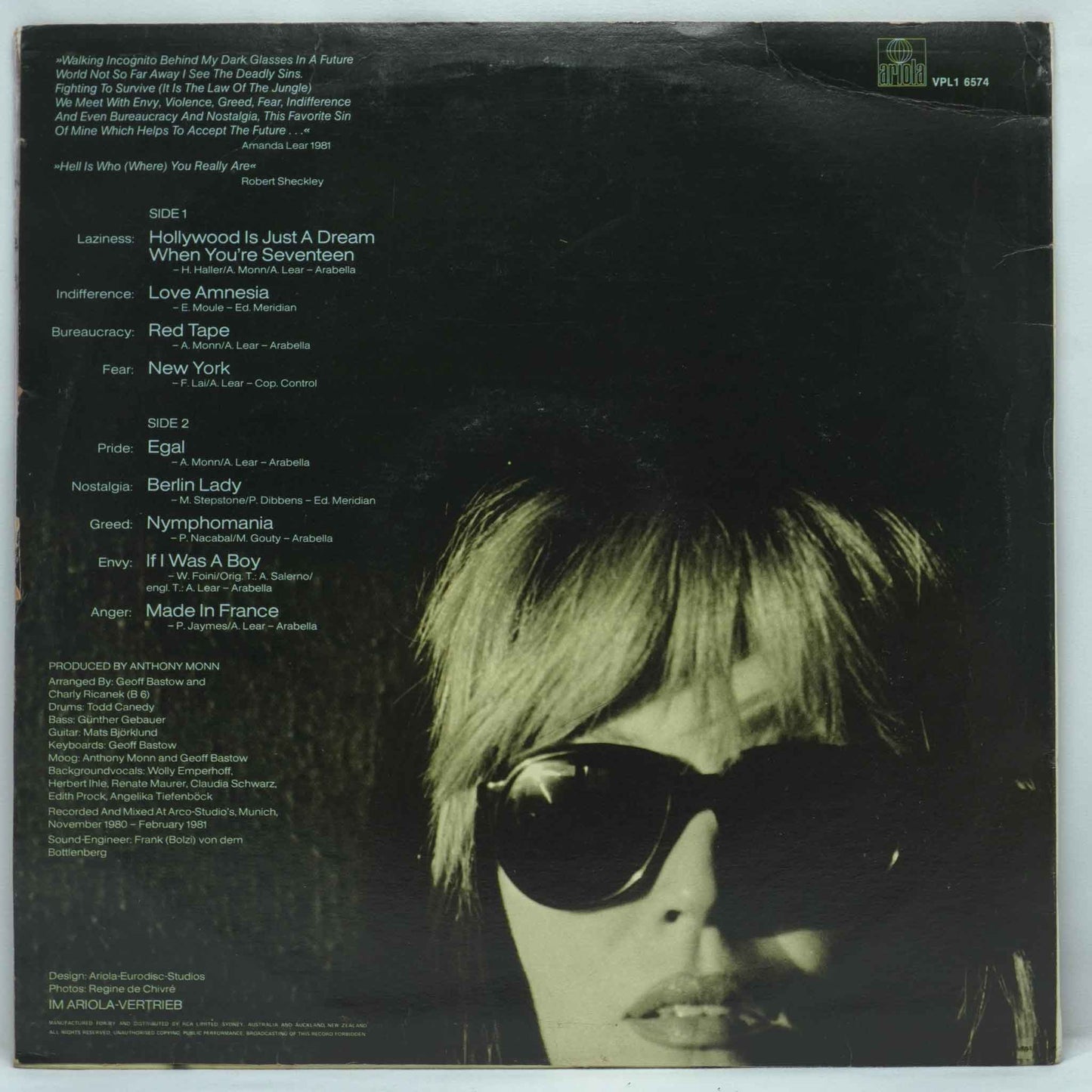 Amanda Lear – Incognito