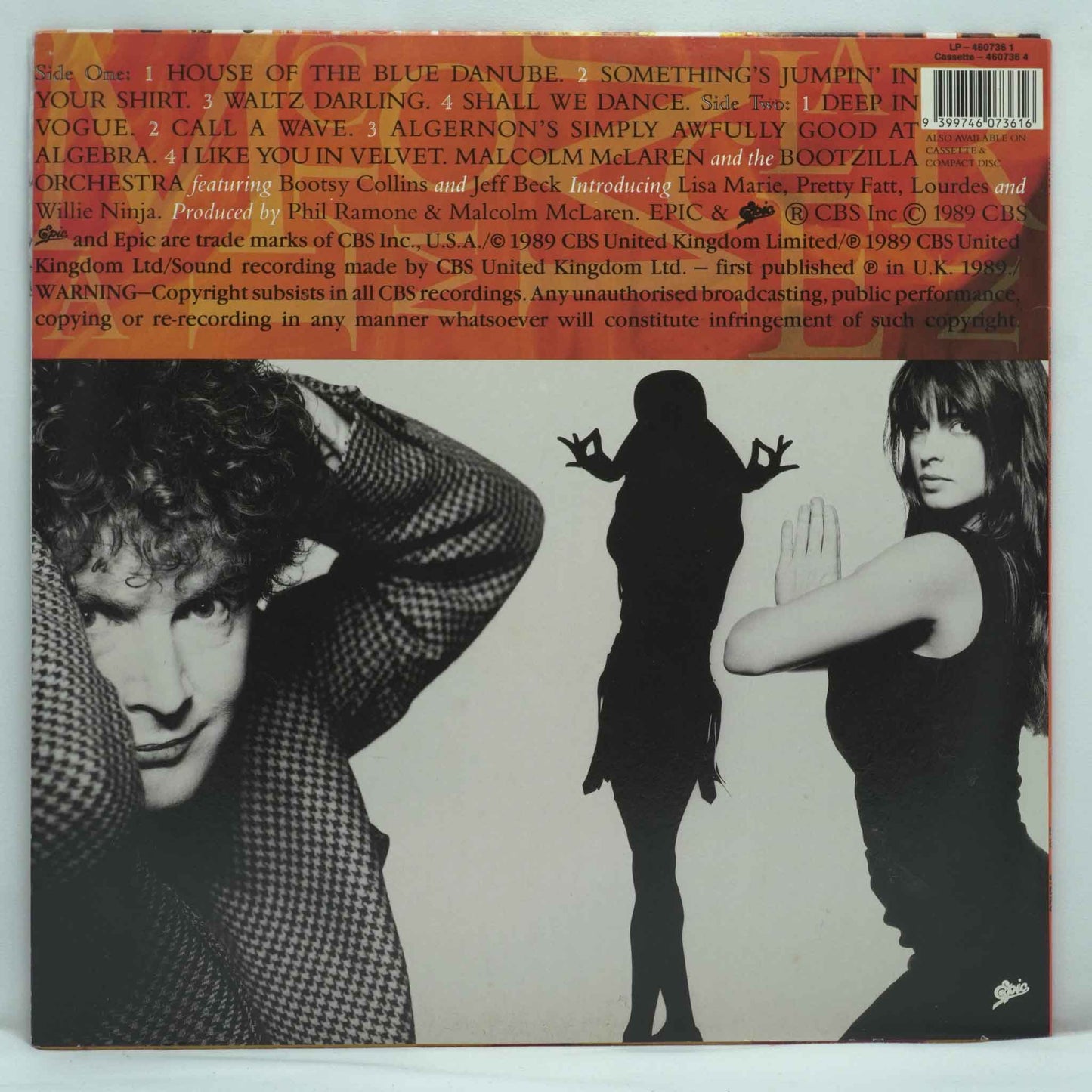 Malcolm McLaren And The Bootzilla Orchestra – Waltz Darling