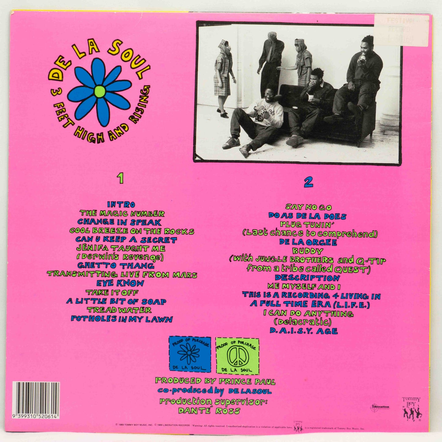 De La Soul – 3 Feet High And Rising