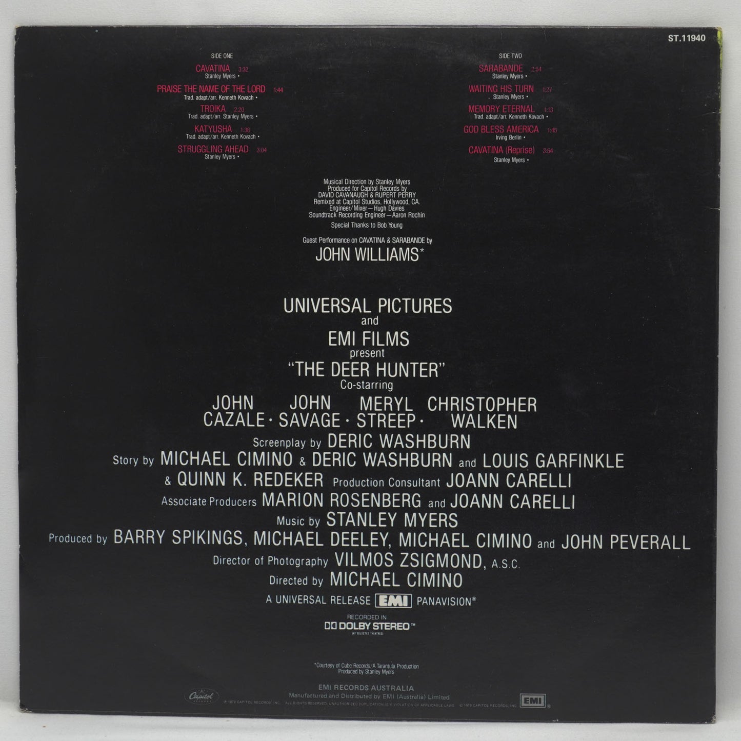 Various – The Deer Hunter (Original Motion Picture Soundtrack)