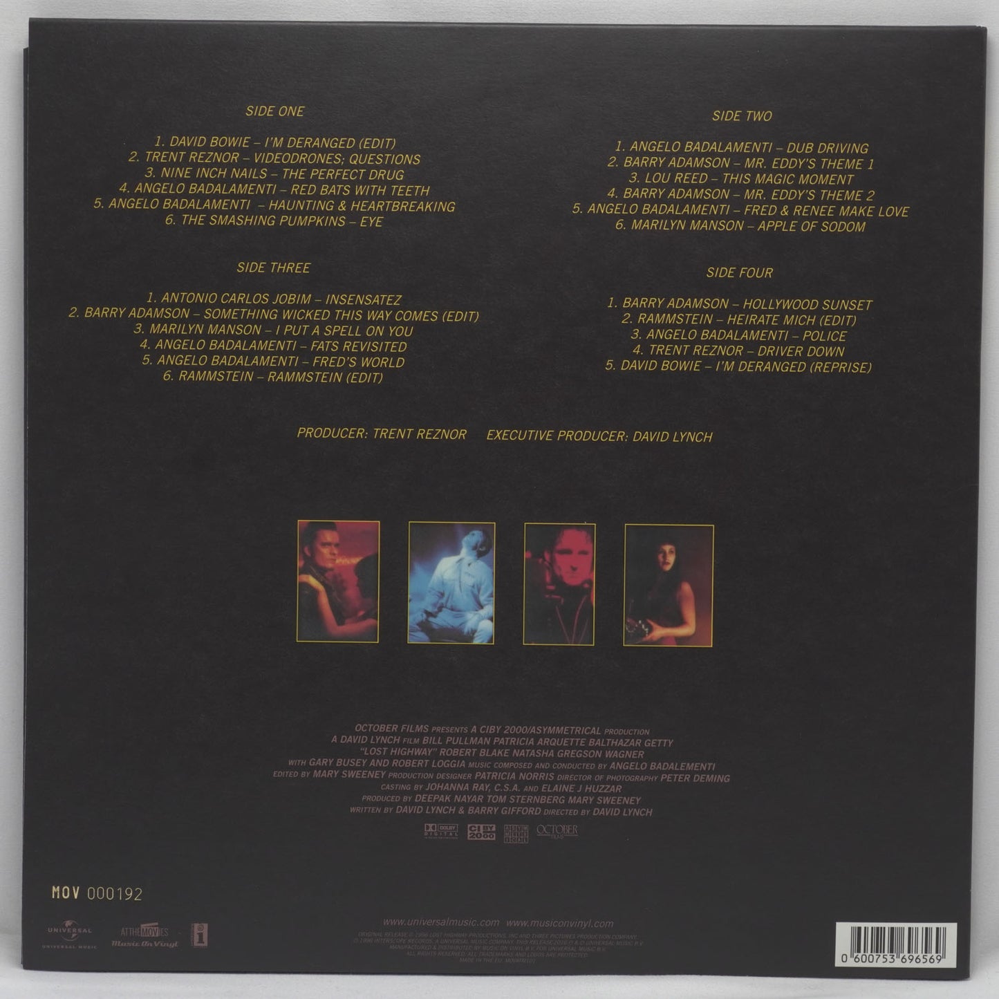 Various – Lost Highway (Original Motion Picture Soundtrack)