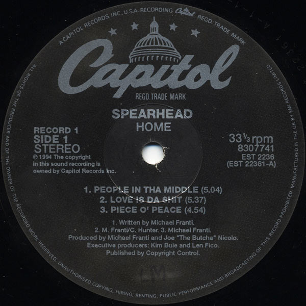 Spearhead : Home (2xLP, Album, Gat)