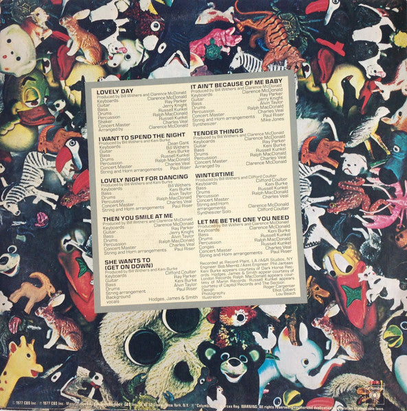 Bill Withers : Menagerie (LP, Album, San)