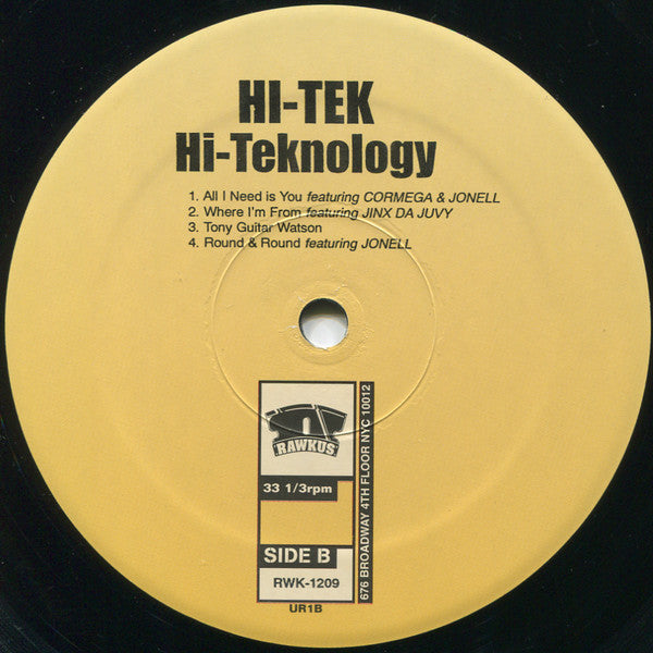 Hi-Tek : Hi-Teknology (2xLP, Album)