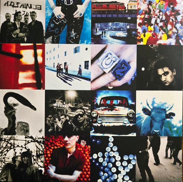 U2 : Achtung Baby (2xLP, Album, RE, RM, 180)