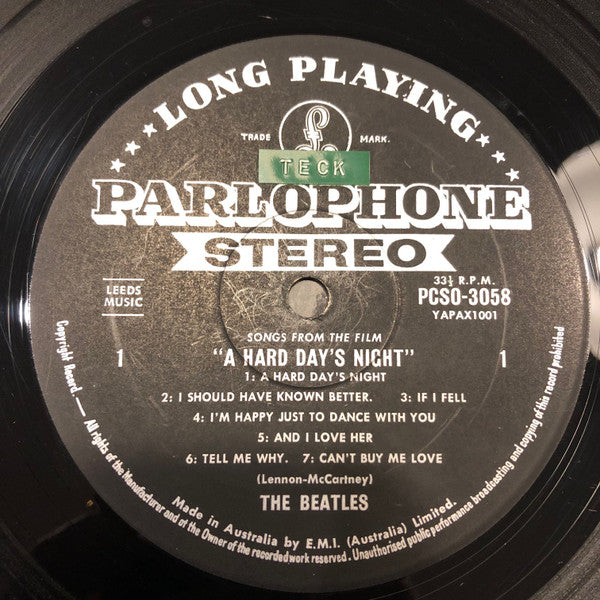 The Beatles : A Hard Day's Night (LP, Album)