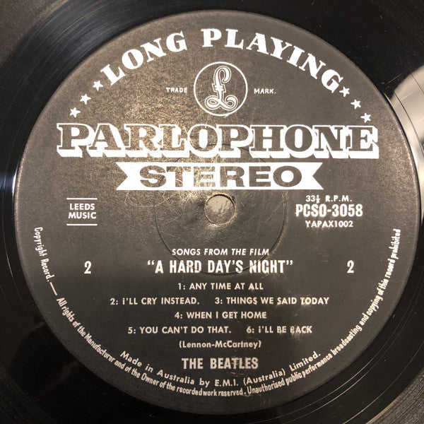 The Beatles : A Hard Day's Night (LP, Album)