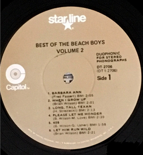 The Beach Boys : Best Of The Beach Boys, Vol. 2 (LP, Comp, RP)