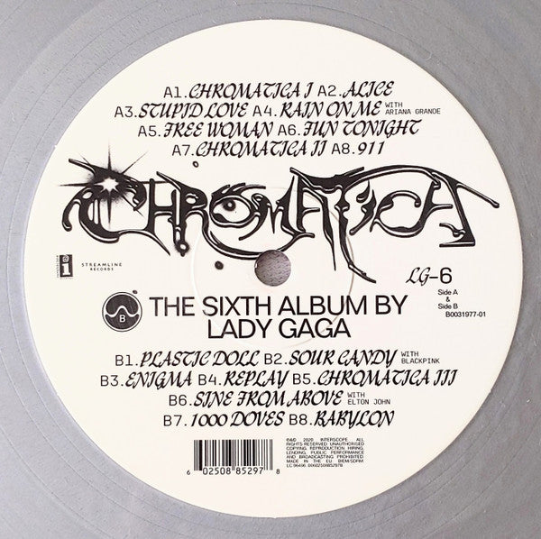Lady Gaga : Chromatica (LP, Album, Ltd, Sil)